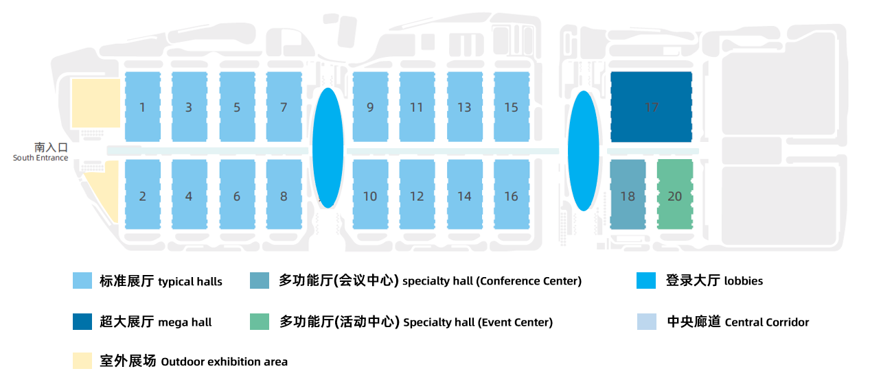 CIBF2023展馆分布图